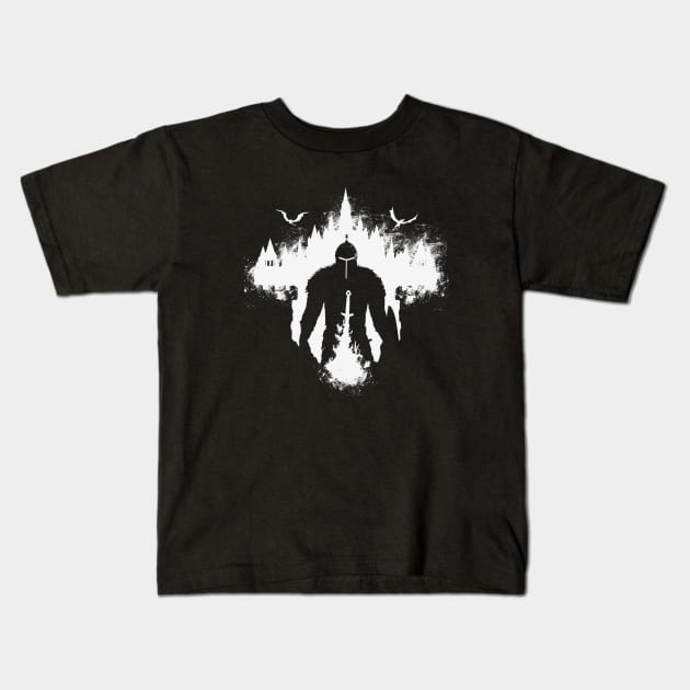 Warrior Soul Kids T-Shirt by Whitebison